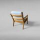 Lounge chair by Ole Wanscher for P. Jeppesen, Set of 2
