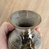 Signed sandstone vase