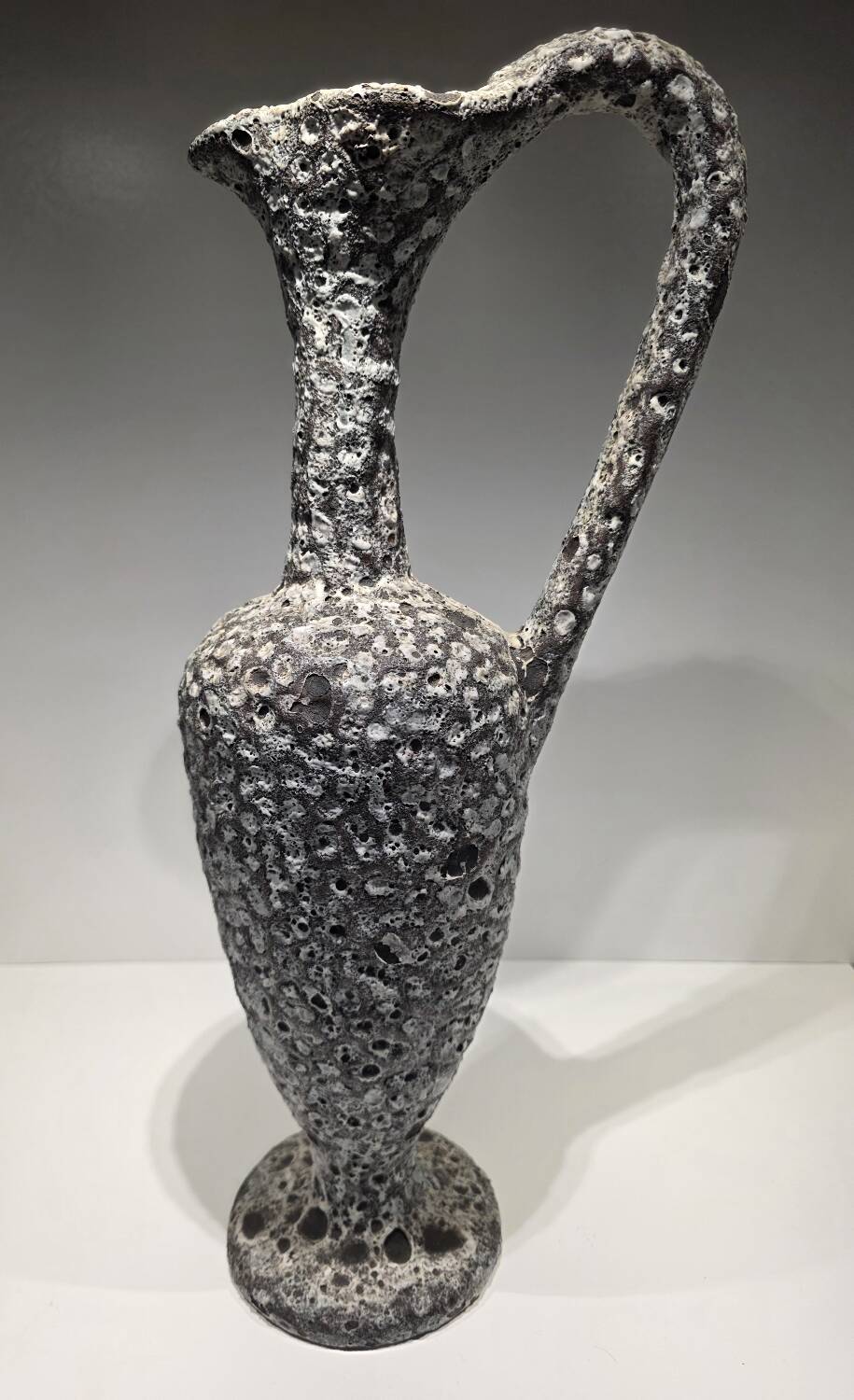 Lava ceramic jug vase Annette Roux