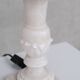Alabaster french mid-century table lamp