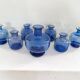 7 vases midcentury modern par Per Lutken pour Holmegaard, Danemark