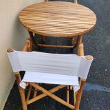 Bamboo table and chair set