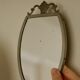 Pair of vintage mirror sconces in tin