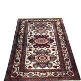 Antique handmade Caucasian wool carpet from Dagestan, 20th century