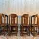 Suite de 8 chaises Néo-Renaissance en noyer