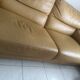 Roche Bobois beige leather sofa bed - Good condition