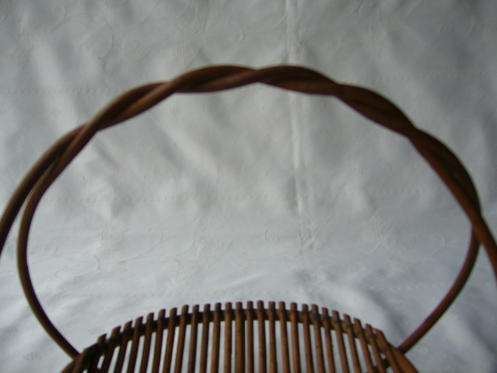 Vintage wicker basket
