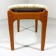 Model of vintage teak stool 49 by Erik Buch for O.D.Mobler A-S, Denmark