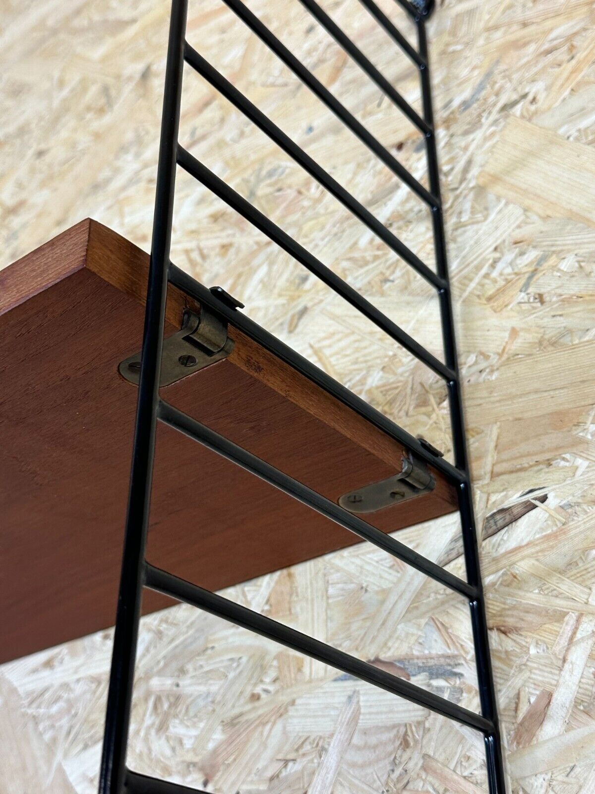 60s 70s teak string shelf module by Kajsa & Nils "Nisse" Strinning Sweden