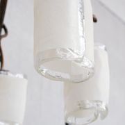 Murano glass mid-century italian chandelier