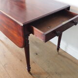 Mahogany side table with shutters