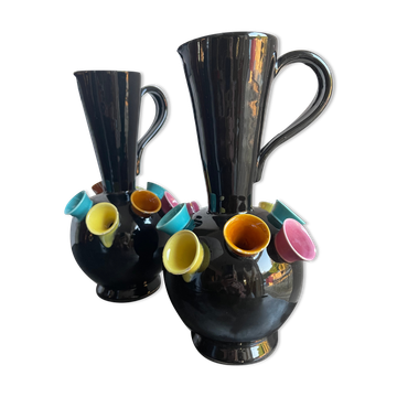Paire de vases Ray Camart Vallauris vintage 50/60
