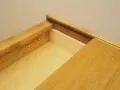 Commode en chêne danois et en frêne plaqué avec un dessus extensible, années 1970