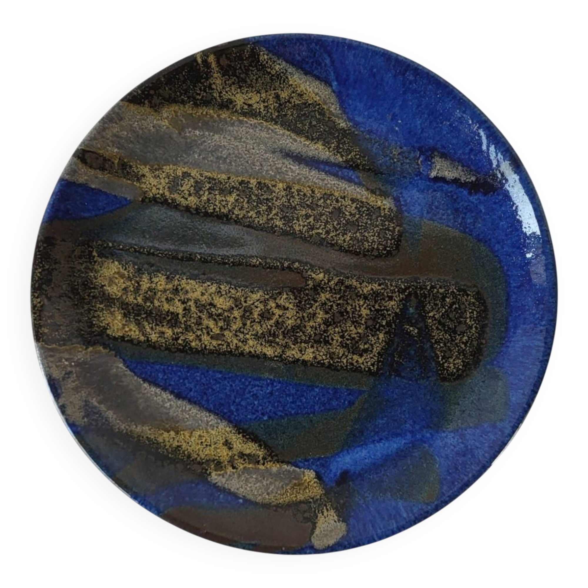 Stoneware dish Jean Cacheleux / Puisaye