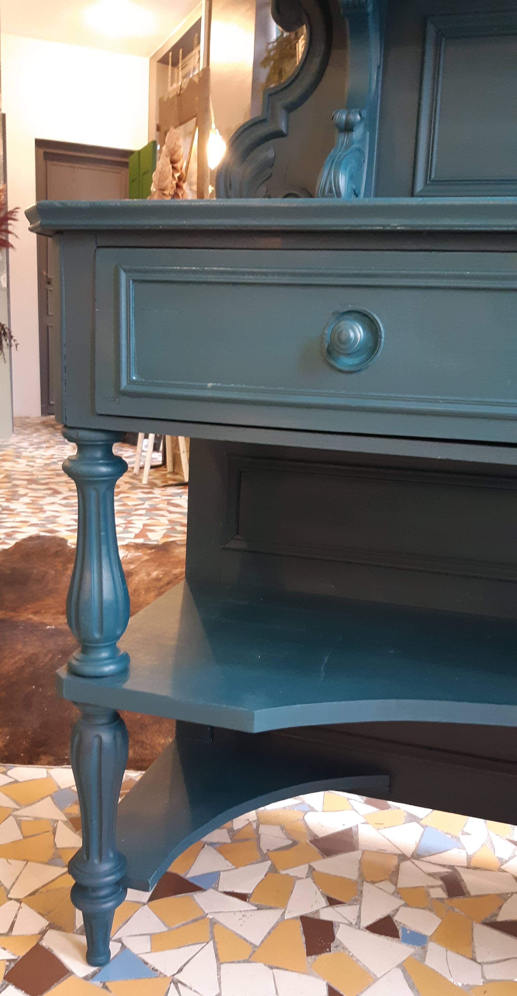 Blue cupboard