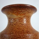 Large Scheurich vase, fat lava decor, 60s