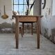 Table de ferme en pin et chêne