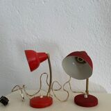 Duo vintage casserole lamps
