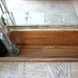 Wall trumeau mirror with shelf