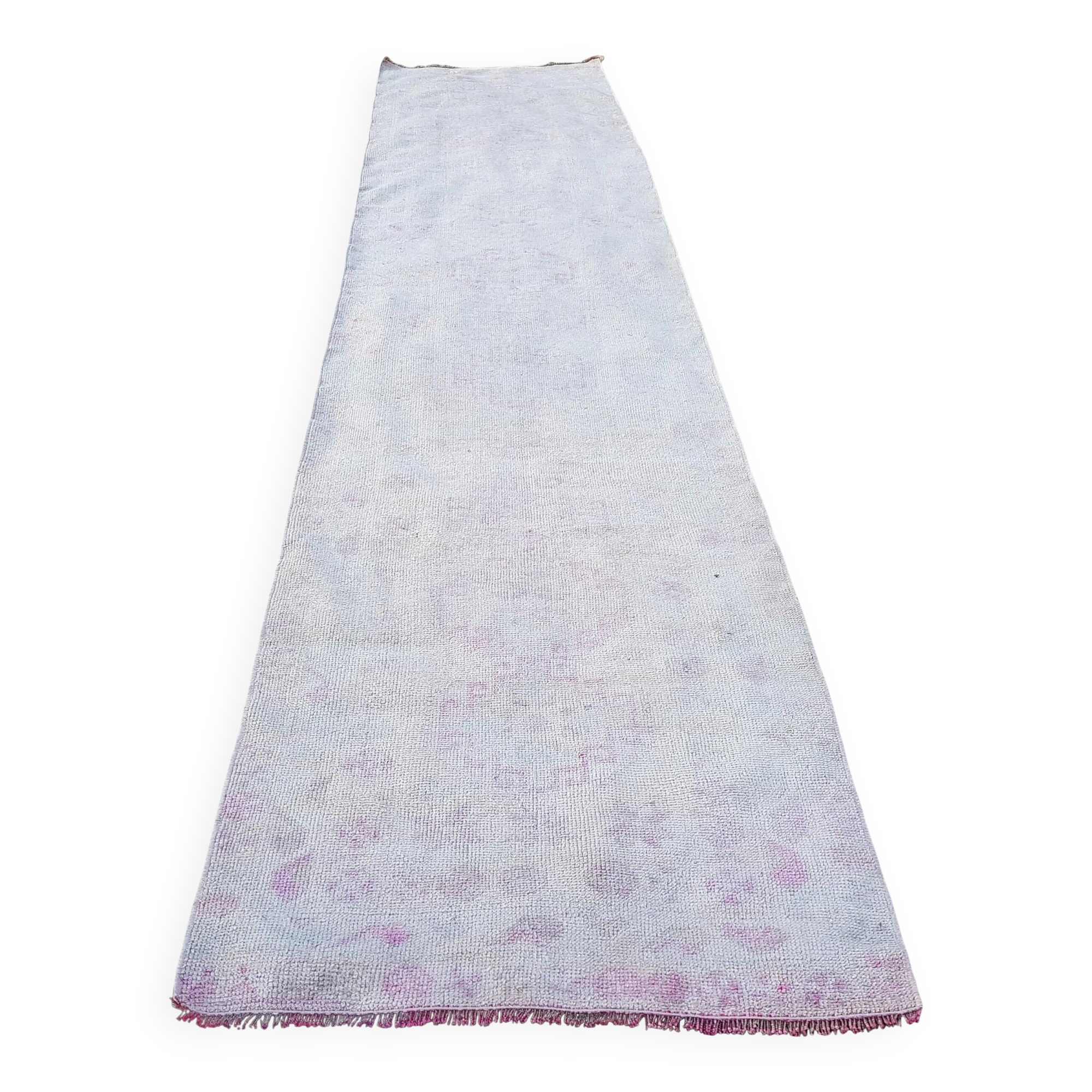Vintage Turkish hallway rug 90x430 cm