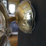 Pair of grapevine wall lamps 1960