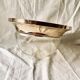 Vintage ceiling light in brass and bubbled glass