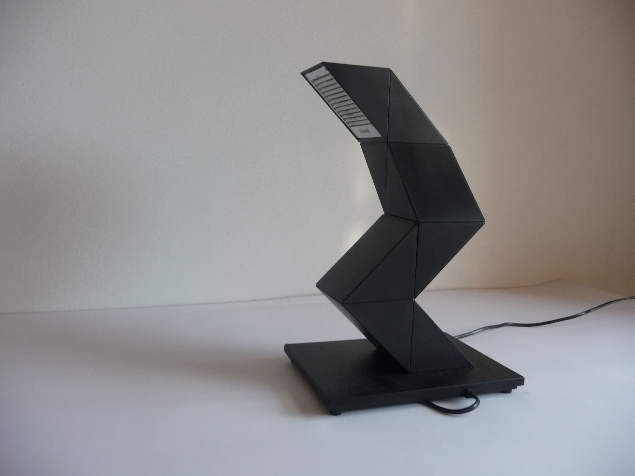 Zig Zag desk lamp by Shui Shan for Elite Lighting, 1980s