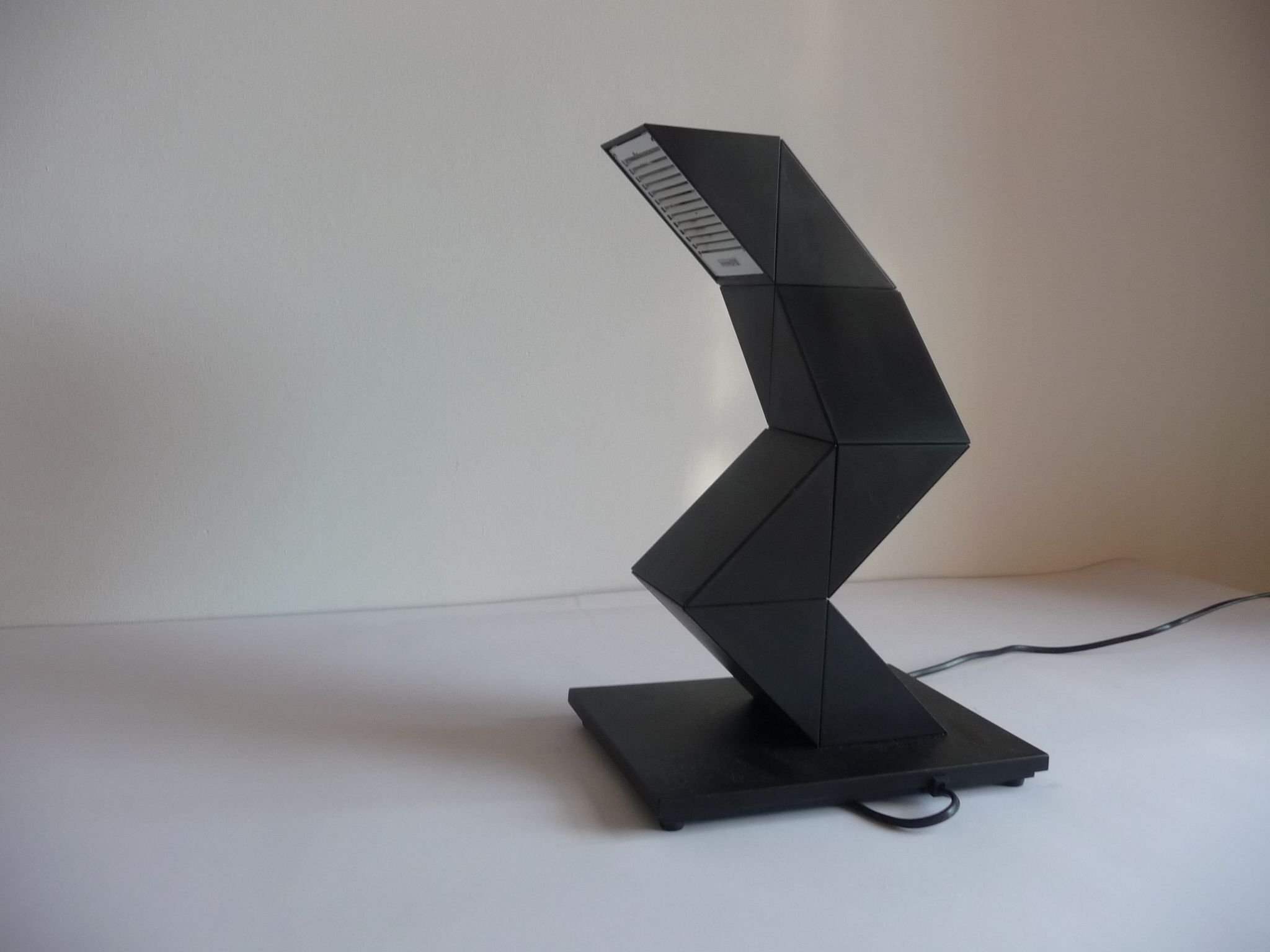 Zig Zag desk lamp by Shui Shan for Elite Lighting, 1980s