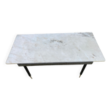 Coffee table marble top 70s