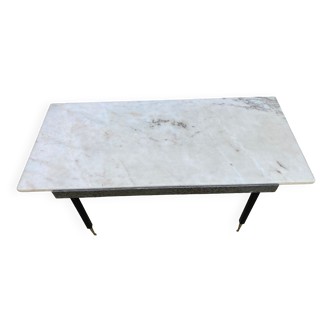 Coffee table marble top 70s