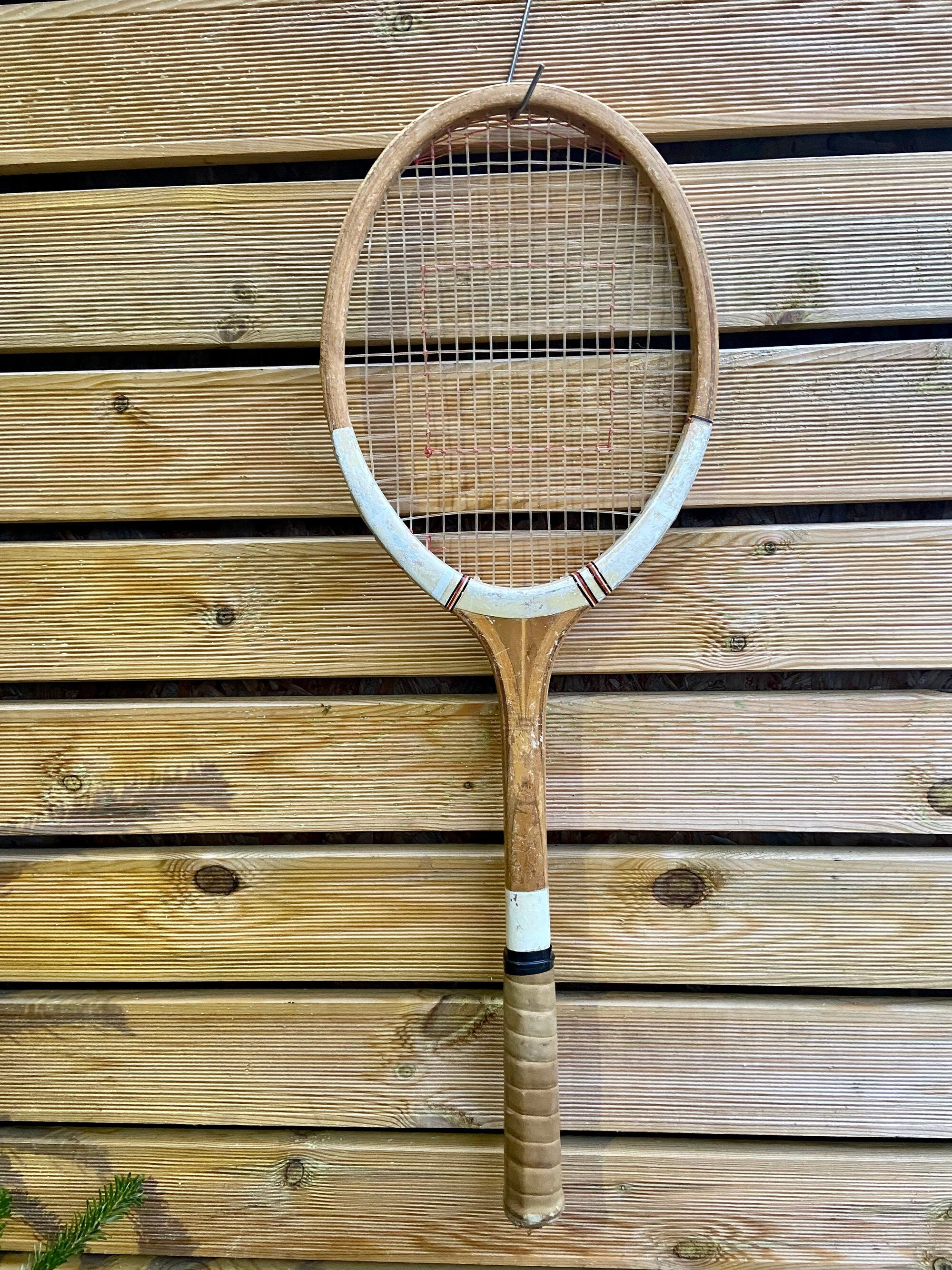 Old tennis racket