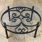 Wrought iron coffee table