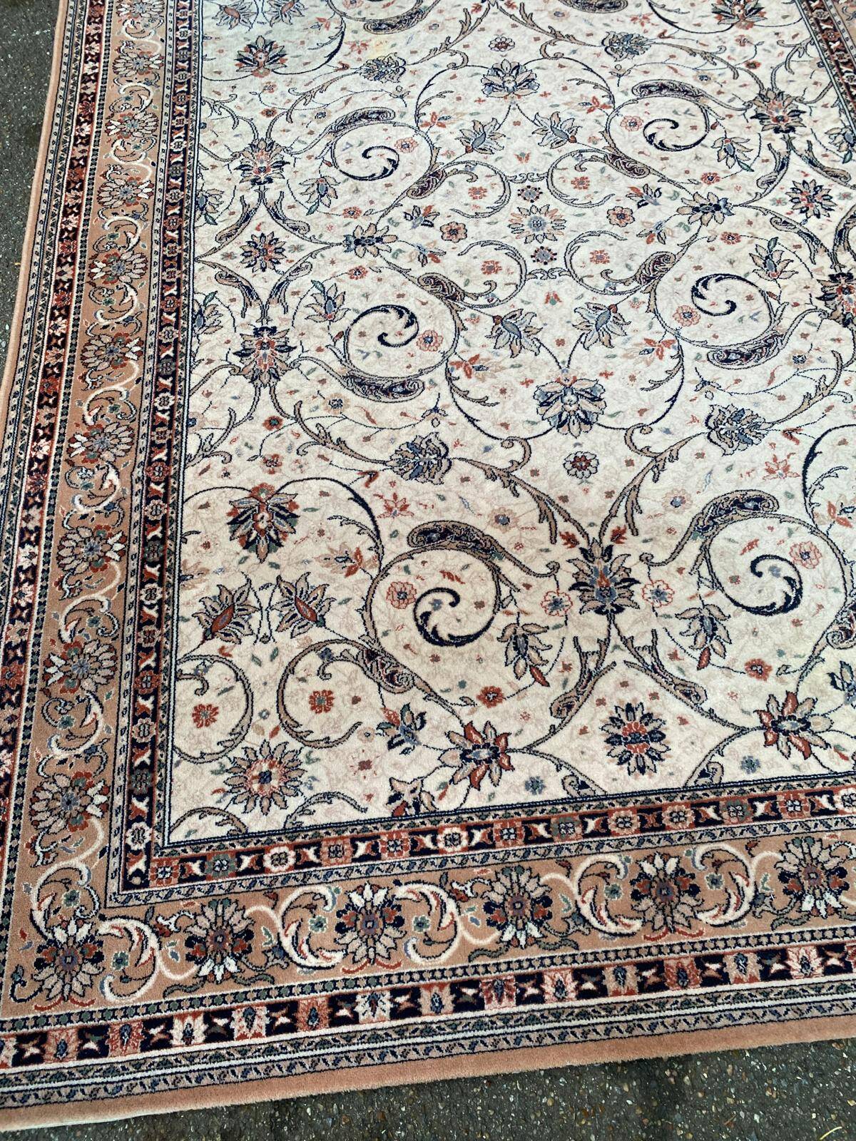 Keops Saint Maclou beige-brown wool Persian rug, 170x240