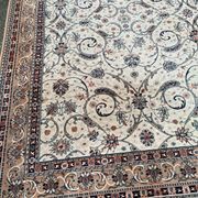Tapis persan laine beige marron Keops Saint Maclou 170x240
