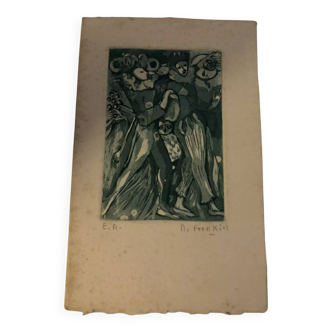 Lithographie Original Signé