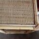 Rattan side table