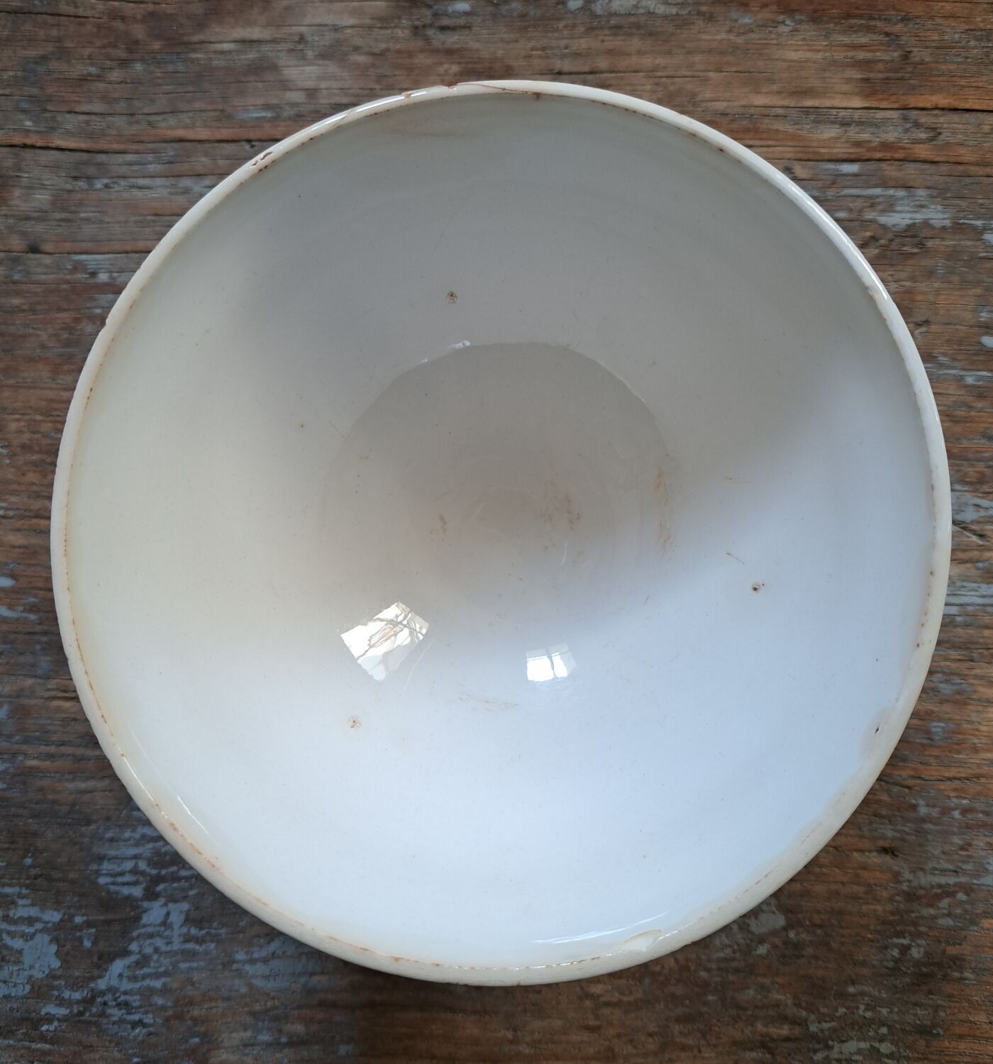 Duo of stenciled bowls