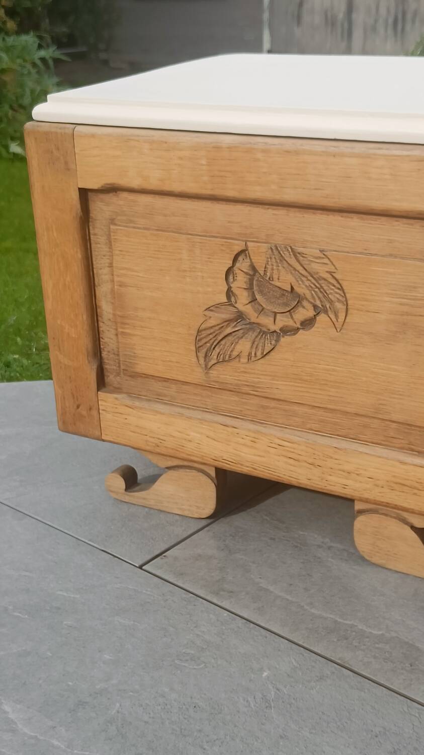 Upcycled bedside table