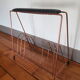 Brass and skai vinyl holder