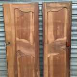 Paire de portes Louis XV noyer 19eme