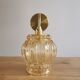 Vintage globe wall lamp in molded glass