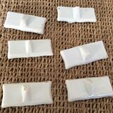 6 porcelain knife holders