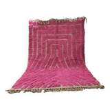 Handmade wool Berber rug 300X200 cm