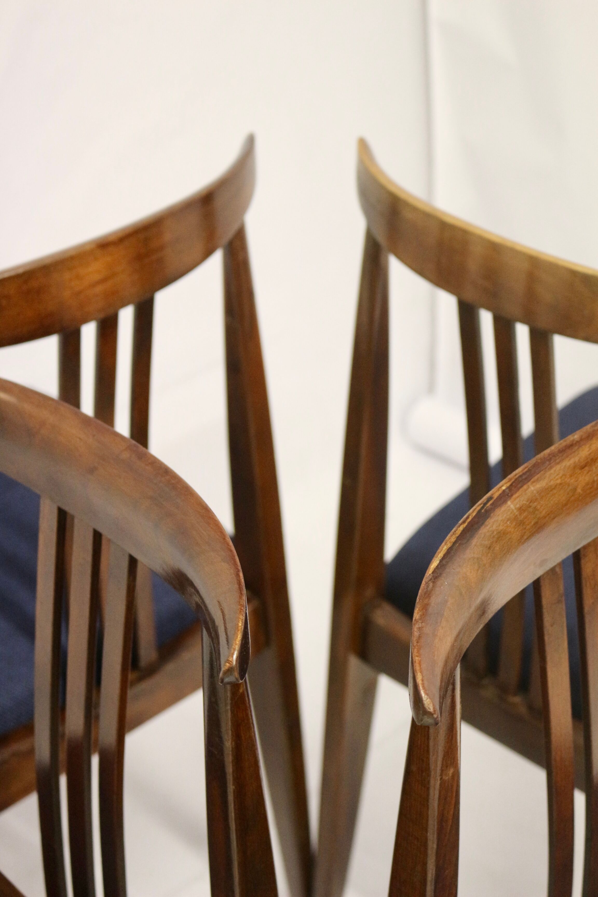 Set of 4 chairs from the 60s/70s, M. Zieliński type 200/100B. Ref Macha