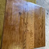 Table bistrot bois brut