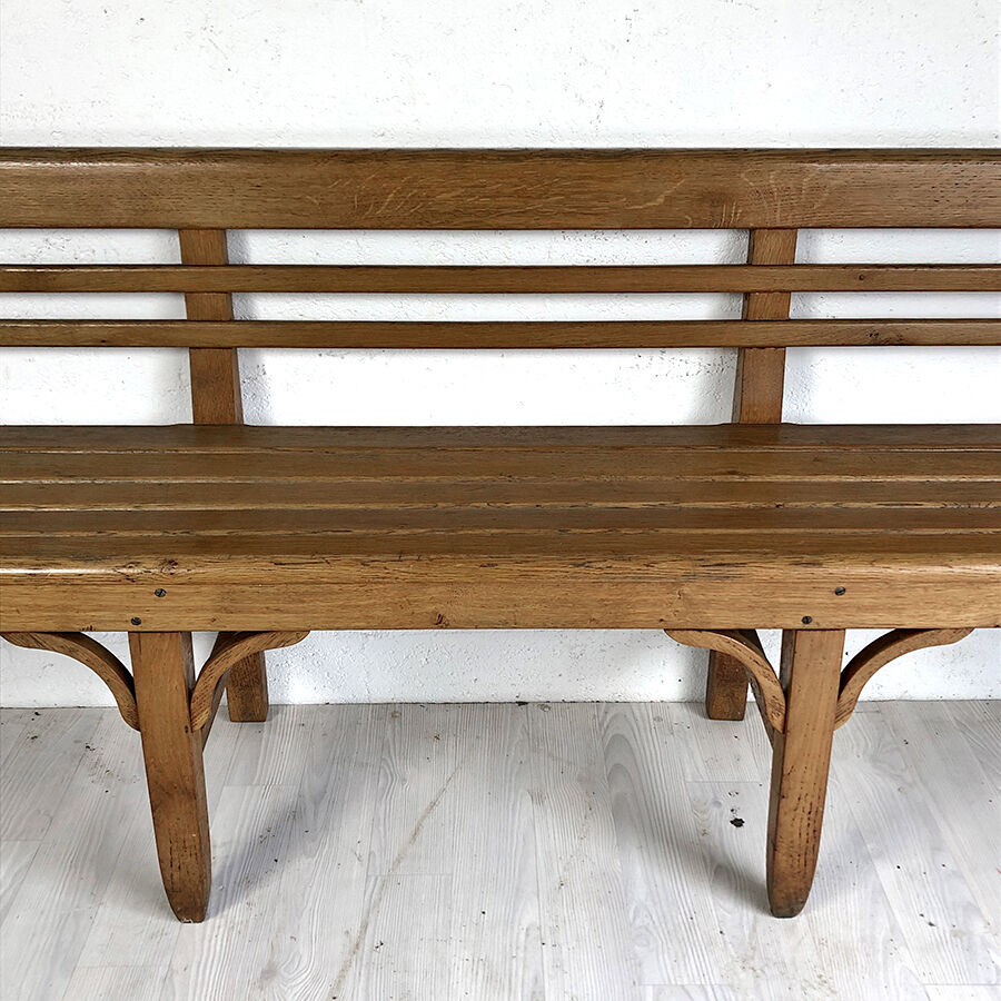 Vintage bench 50's Solid Wood