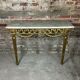 Louis XVI style console in carved wood eighteenth