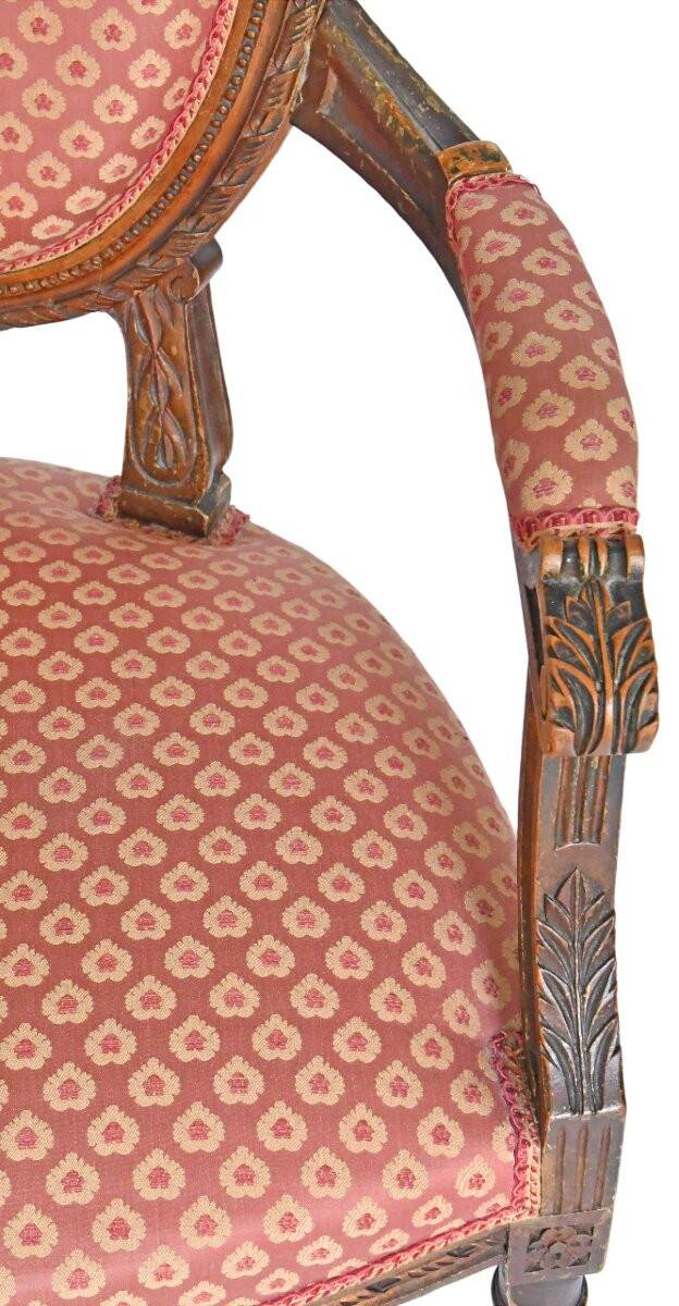 Set of 4 Louis XVI style cabriolet chairs