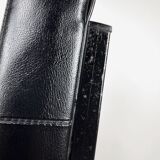 Modernist design chair metal and imitation leather 60s