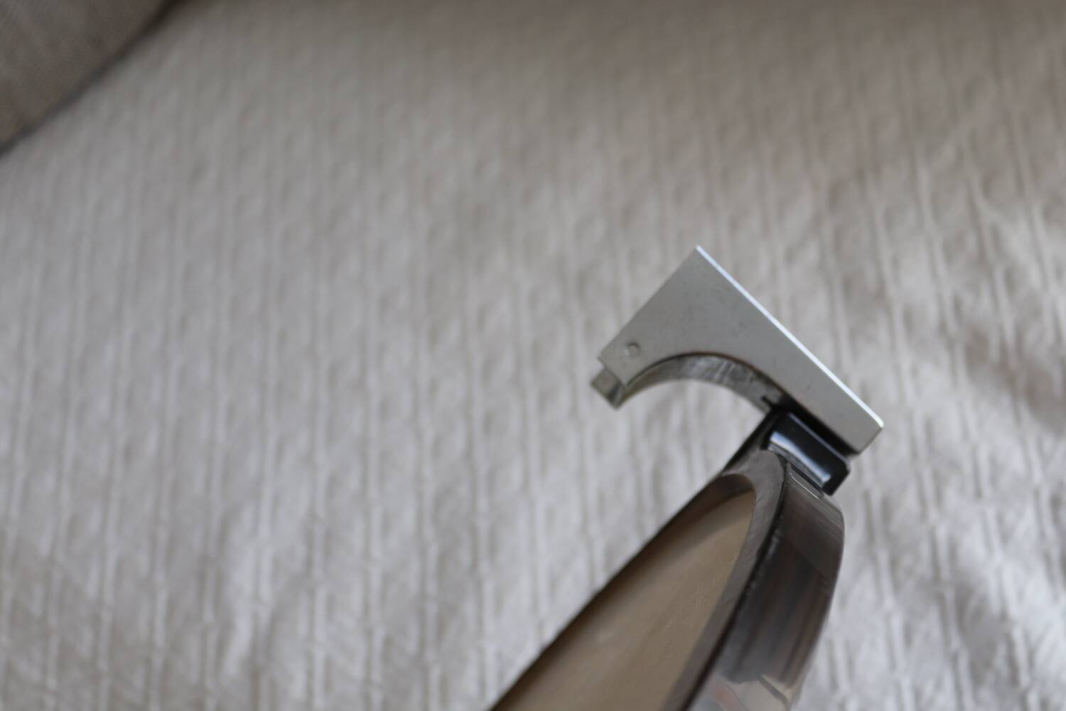 Vintage Smoked Plastic Round Wall Mirror